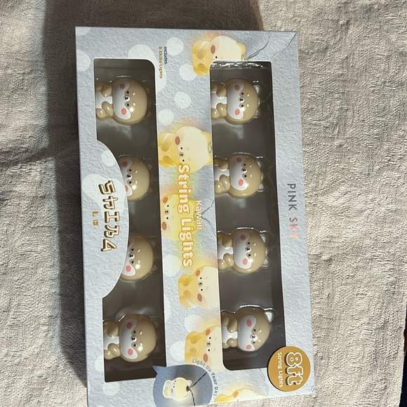 Kawaii Shiba Dog PINK SKY String Lights - Picture 2 of 5